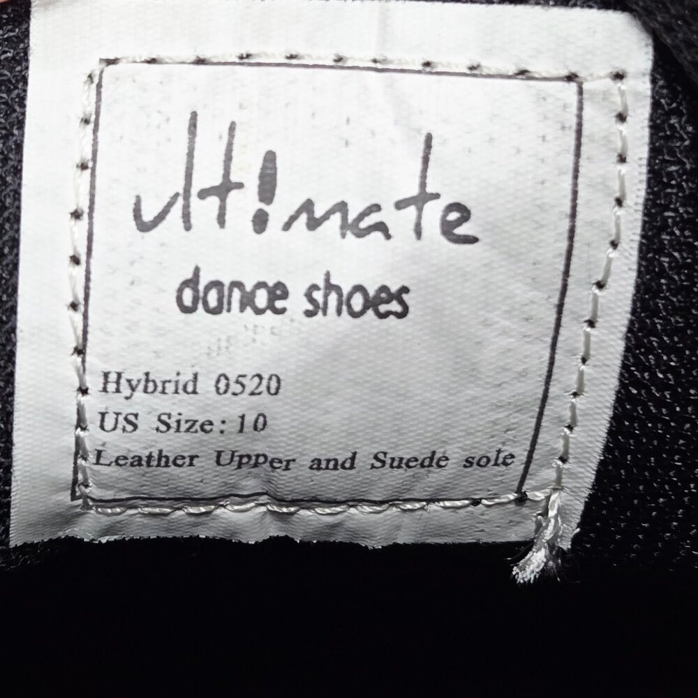 Ultimate Hybrid 0520 Black Suede/Leather Upper Unisex Dance Sneaker 10 MSRP $139 - Picture 12 of 14